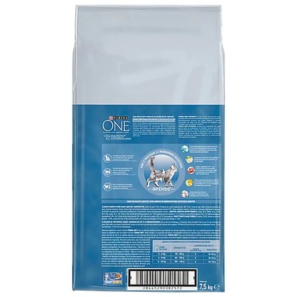 Purina One - Croquettes Stérilisé Bifensis au Bœuf pour Chat - 7,5Kg