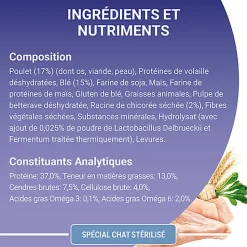 Purina One - Croquettes Stérilisé Bifensis au Poulet pour Chat - 7,5Kg