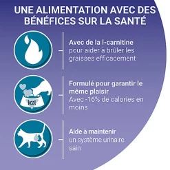Purina One - Croquettes Stérilisé Poids de forme au Poulet pour chats  adultes - 1,5Kg