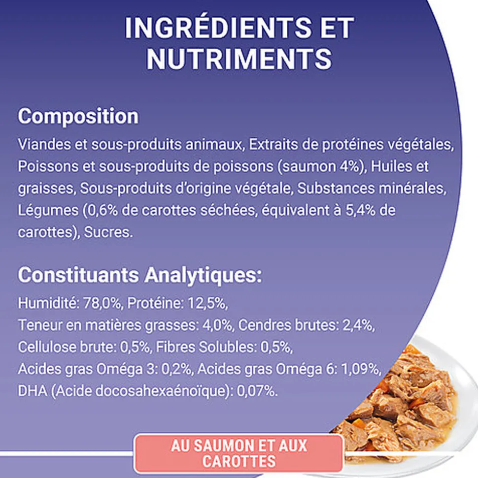 PURINA ONE - Sachets fraîcheurs au Saumon pour Chatons - 4x85g