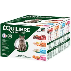 Équilibre & Instinct - Multipack 4 Recettes pour Chat - 24x85g