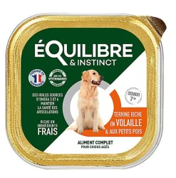 Équilibre & Instinct - Pâtée à la Volaille pour Chien Senior - 300g