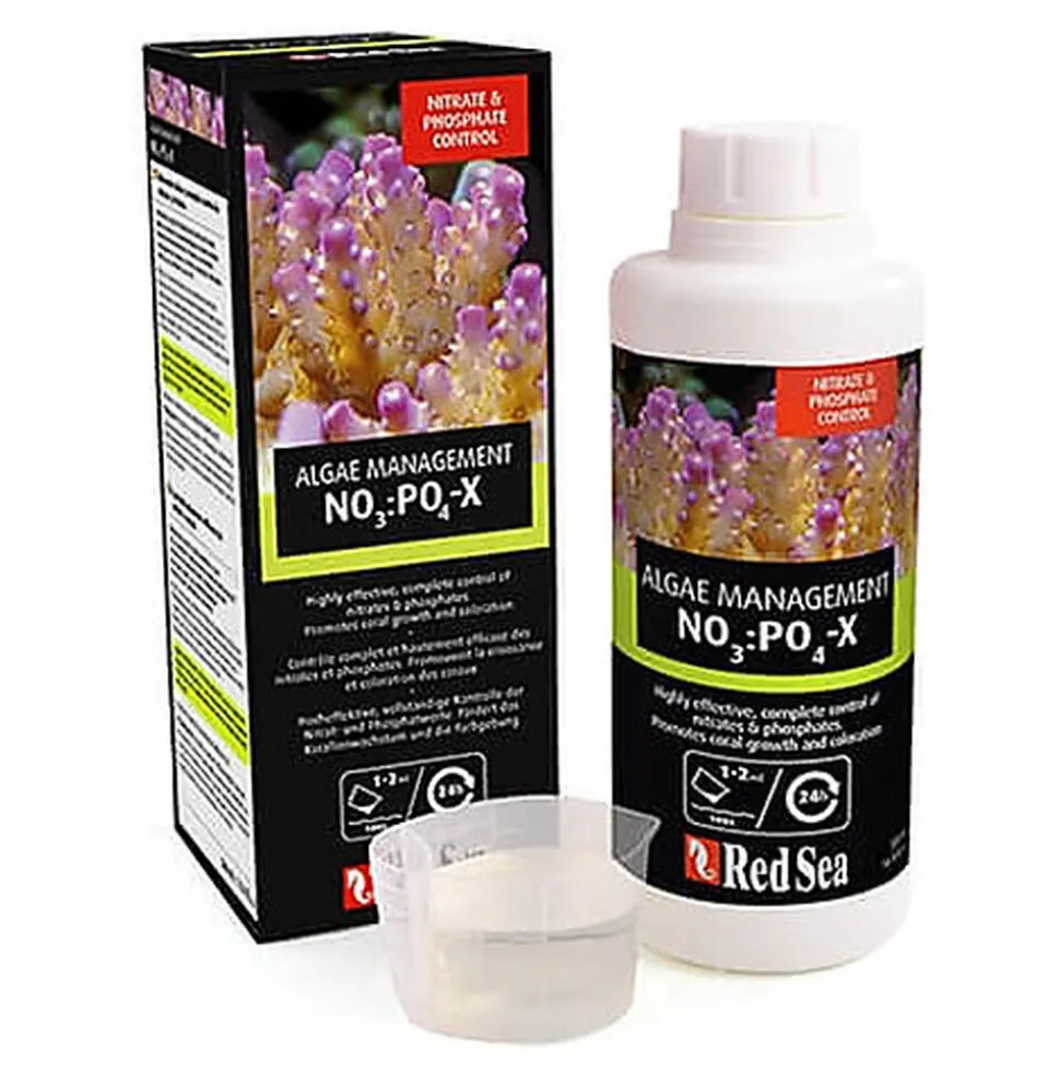 Red Sea - Réducteur de Phosphate et Nitrate Anti-algues NO3:PO4-X pour Coraux - 1L