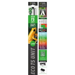 Reptile Systems - Eclairage Eco T5 Unit Zone 2 Ferguson pour Terrarium