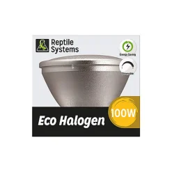 Reptile Systems - Lampe Chauffante Eco Halogen Blanc pour Terrarium - 100W/220V