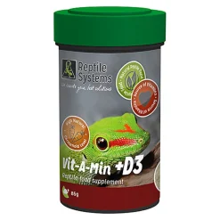 Reptile Systems - Poudre Multivitaminée Vit-A-Max + D3 pour Reptiles - 85g