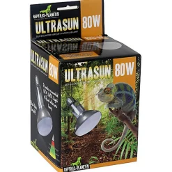 Reptiles Planet - Ampoule Chauffante Ultrasun UV-B pour Reptiles - 80W