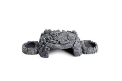 Reptizoo - Cachette + Gamelles Eau et Nourriture pour Reptiles - 22x14x9cm