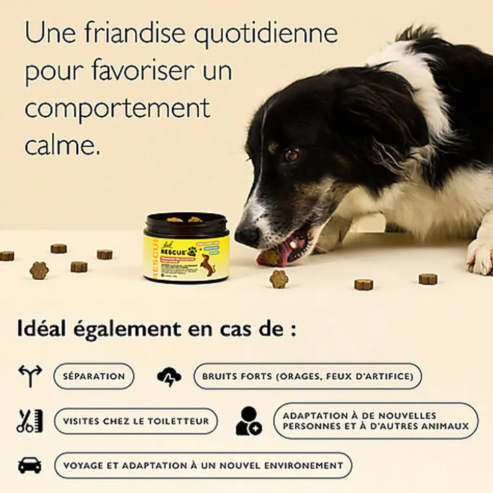 Rescue Pets - Friandises Relaxantes pour chiens - 160g