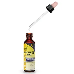 Rescue Pets -  Mélange NUIT Compte-gouttes Fleur de Bach - 20ml