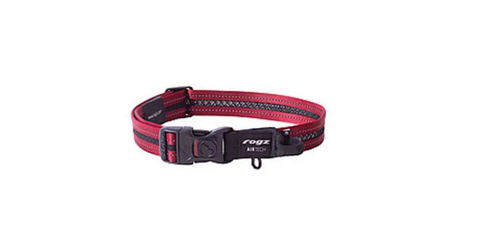 Rogz - Collier Air Tech Rouge pour Chiens
