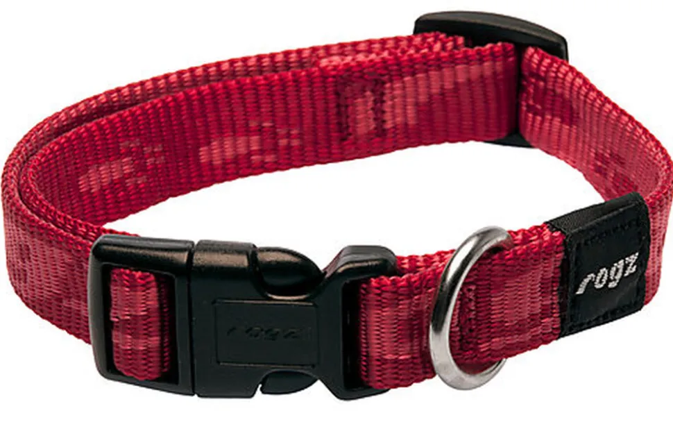 Rogz - Collier en Nylon Rouge pour Chiens