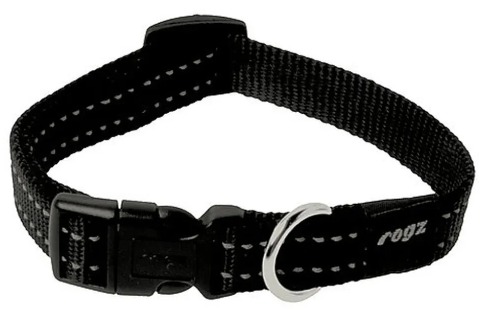 Rogz - Collier Utility Noir pour Chiens