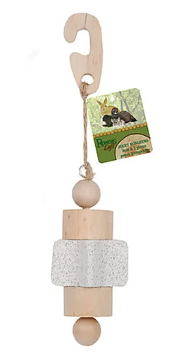 Rongis - Jouet Pierre Ponce à Suspendre pour Rongeurs - 11x5cm