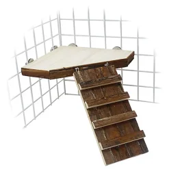 Rongis - Plateforme + Rampe pour Lapins et Furets - 35cm