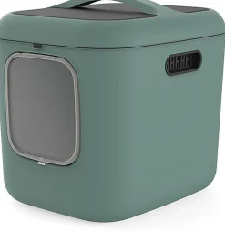 Rotho - Maison de Toilette Biala XL pour Chat - Vert