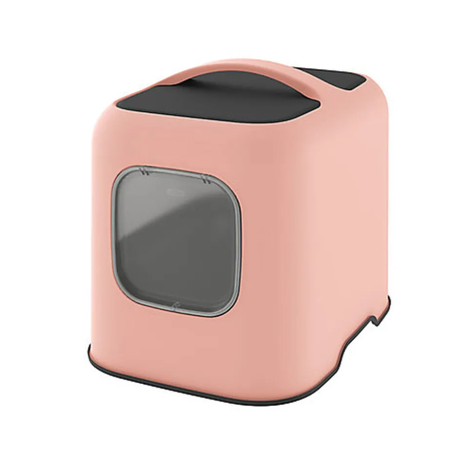 Rotho Mypet - Maison de toilette Linnea Rose pour Chats - 51cm