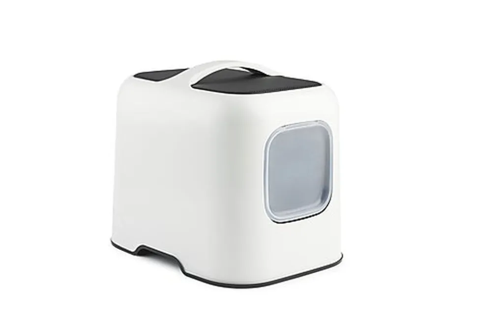 Rotho MyPet - Maison de Toilette Biala pour Chat - Blanc