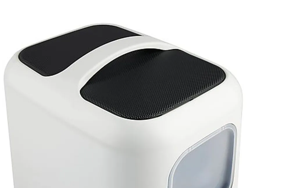 Rotho MyPet - Maison de Toilette Biala pour Chat - Blanc