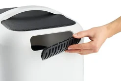 Rotho MyPet - Maison de Toilette Biala pour Chat - Blanc