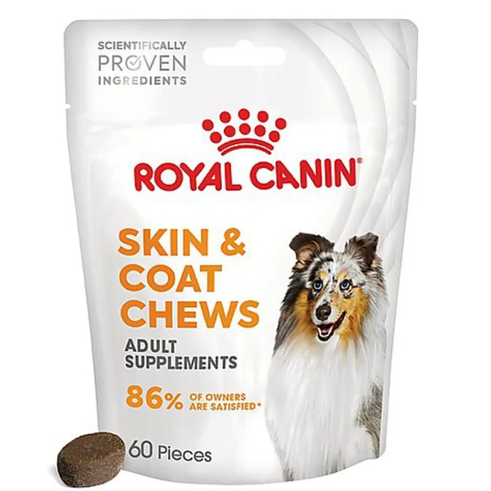 Royal Canin - Aliment Complémentaire Adult Skin & Coat Chews pour Chiens - 240g