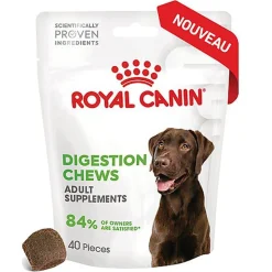 Royal Canin - Aliment Complémentaire Adult Digestion Chews pour Chiens - 160g