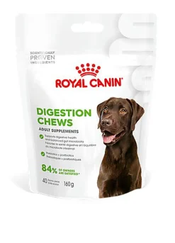 Royal Canin - Aliment Complémentaire Adult Digestion Chews pour Chiens - 160g