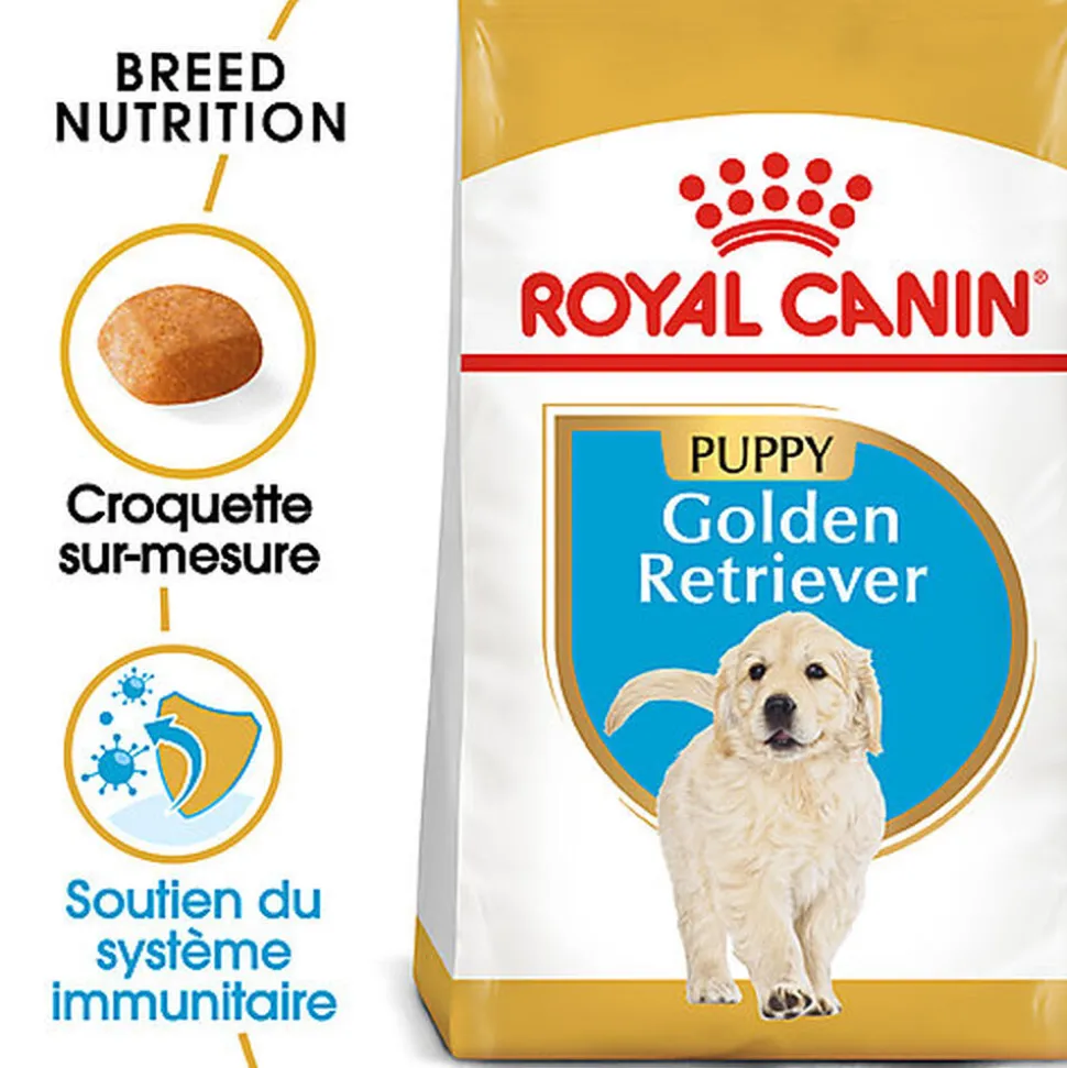 Royal Canin - Croquettes Golden Retriever Junior pour Chiot - 12Kg