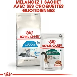 Royal Canin - Croquettes Indoor 7+ pour Chat Senior - 400g