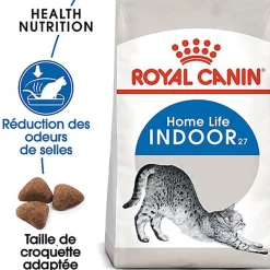 Royal Canin - Croquettes Indoor 27 pour Chat d'Intérieur de 1 à 7 ans