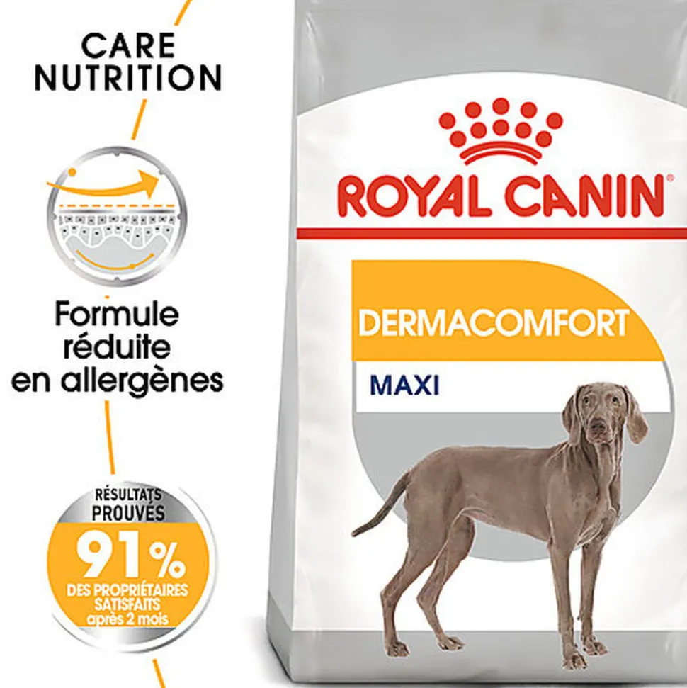 Royal Canin - Croquettes Maxi Adult Dermacomfort pour Chien