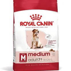 Royal Canin - Croquettes MEDIUM ADULT 7 POUR CHIEN DE +7 ANS - 10KG