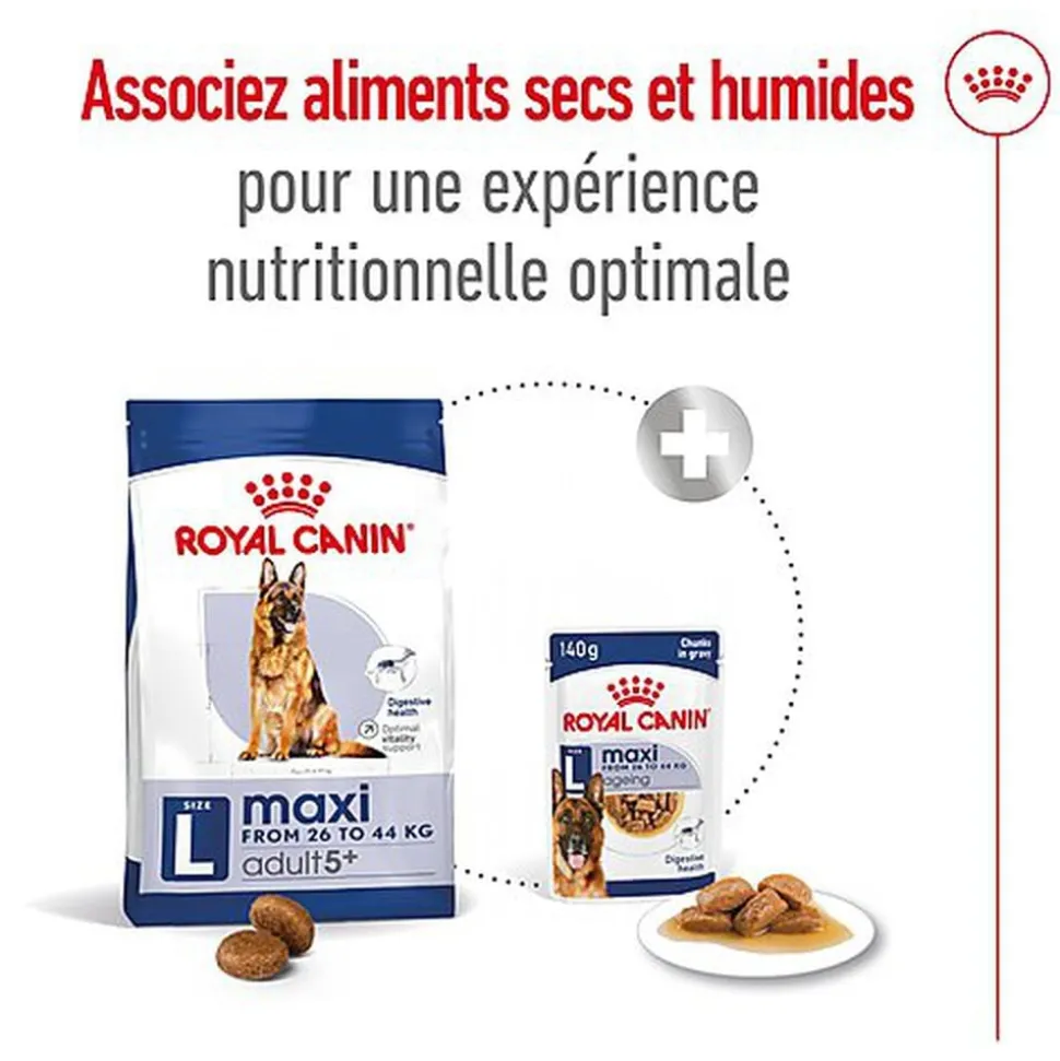 Royal Canin - Croquettes Maxi Adult 5+ pour Chien