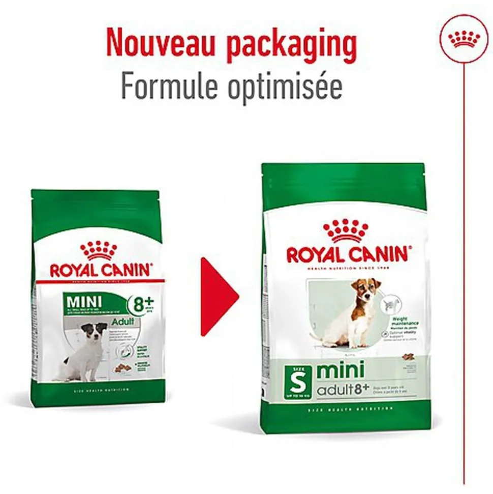 Royal Canin - Croquettes Mini 8+ pour Chien Adulte
