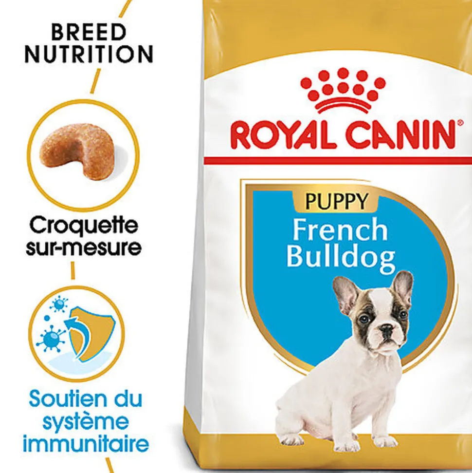 Royal Canin - Croquettes Puppy French Bulldog Chiot jusqu'à 12 mois - 1 Kg