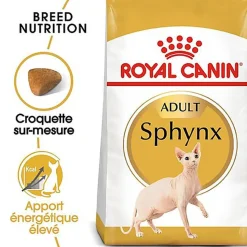 Royal Canin - Croquettes SPHYNX ADULT pour chats - 10KG