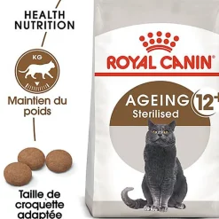 Royal Canin - Croquettes Senior Sterilised 12+ pour Chat Senior