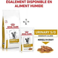 Royal Canin - Croquettes Veterinary Diet Urinary S/O Moderate Calorie pour Chat