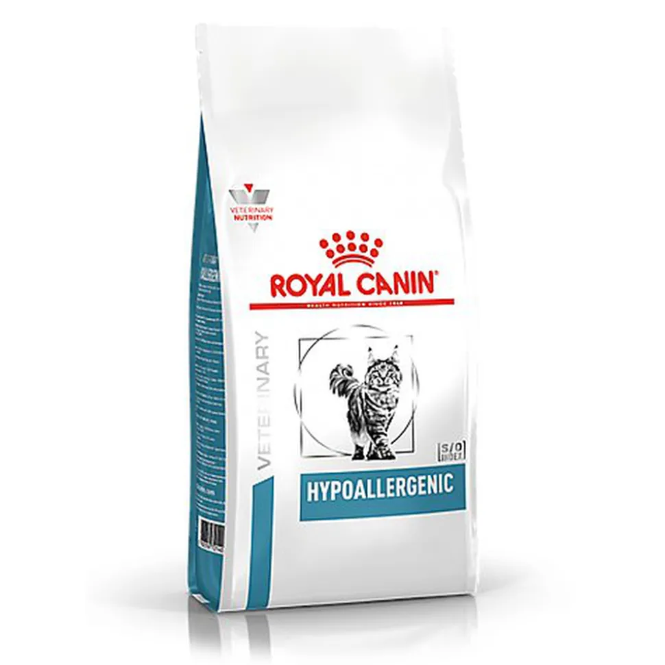 Royal Canin - Croquettes Veterinary Diet Hypoallergenic pour Chat - 4,5Kg