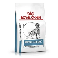 Royal Canin - Croquettes Veterinary Diet Hypoallergenic Moderate Calorie pour Chien - 1,5Kg