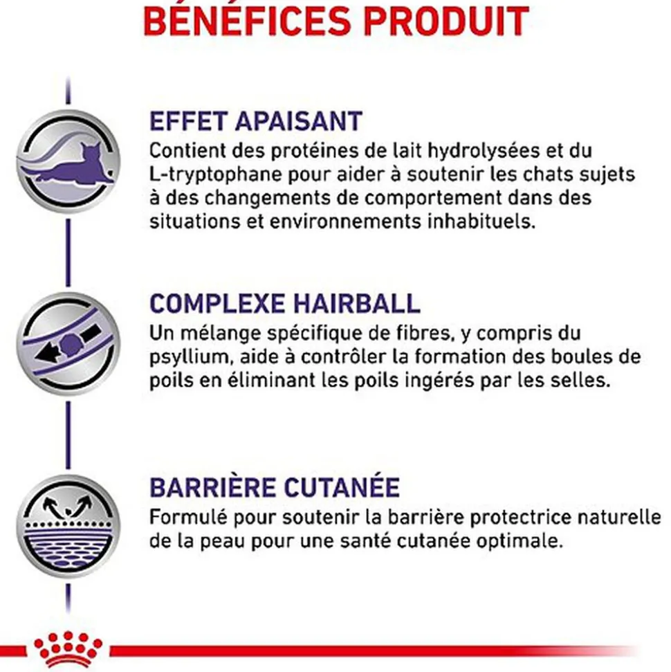 Royal Canin - Croquettes Veterinary Diet Calm pour Chats - 2Kg