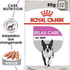 Royal Canin - Pâtée en Mousse RELAX CARE CHIEN TOUTE TAILLE - 12x85g