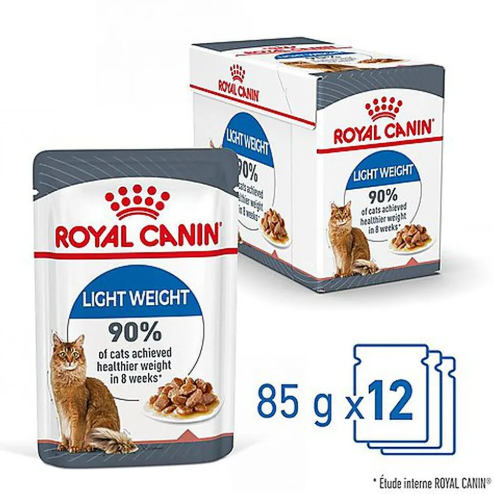 Royal Canin - Sachet Ultra Light en Sauce pour Chat - 12x85g