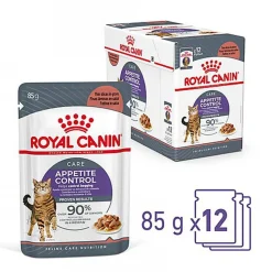 Royal Canin - Sachets Appetite Control Care en Sauce pour Chat - 12x85g