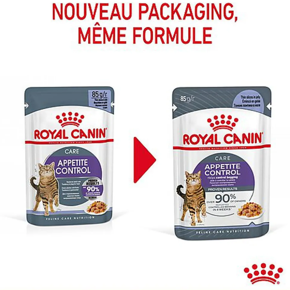 Royal Canin - Sachets Appetite Control Care en Gelée pour Chat - 12x85g