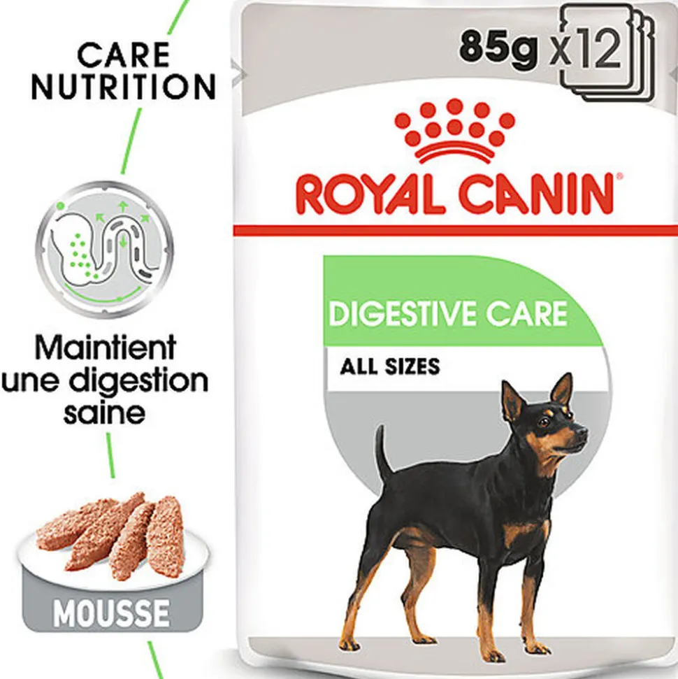 Royal Canin - Sachets Digestive Care en Mousse pour Chien - 12X85g