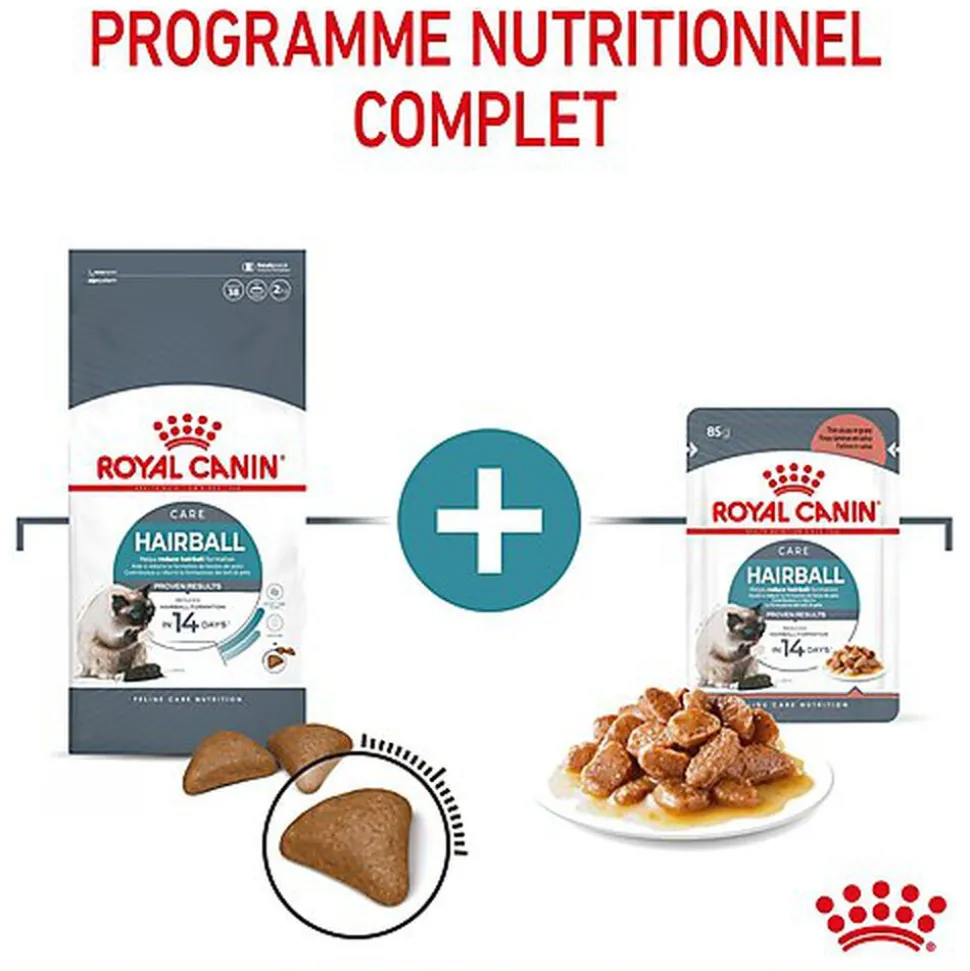 Royal Canin - Sachets Hairball Care en Sauce pour Chat - 12x85g