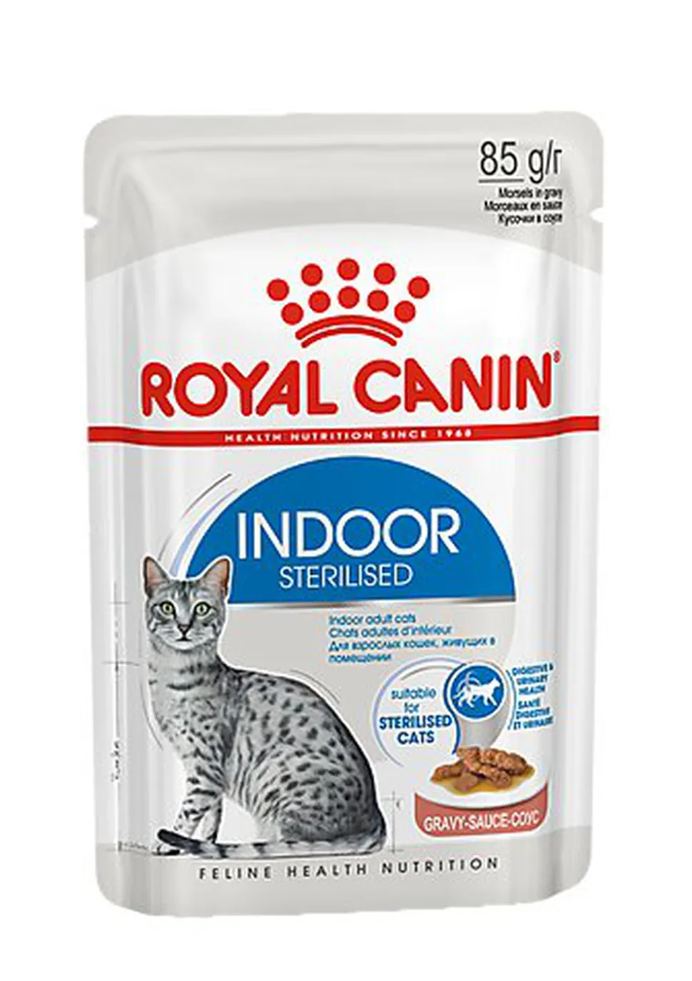 Royal Canin - Sachets Indoor en Sauce pour Chat - 12x85g