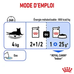 Royal Canin - Sachets Indoor en Sauce pour Chat - 12x85g