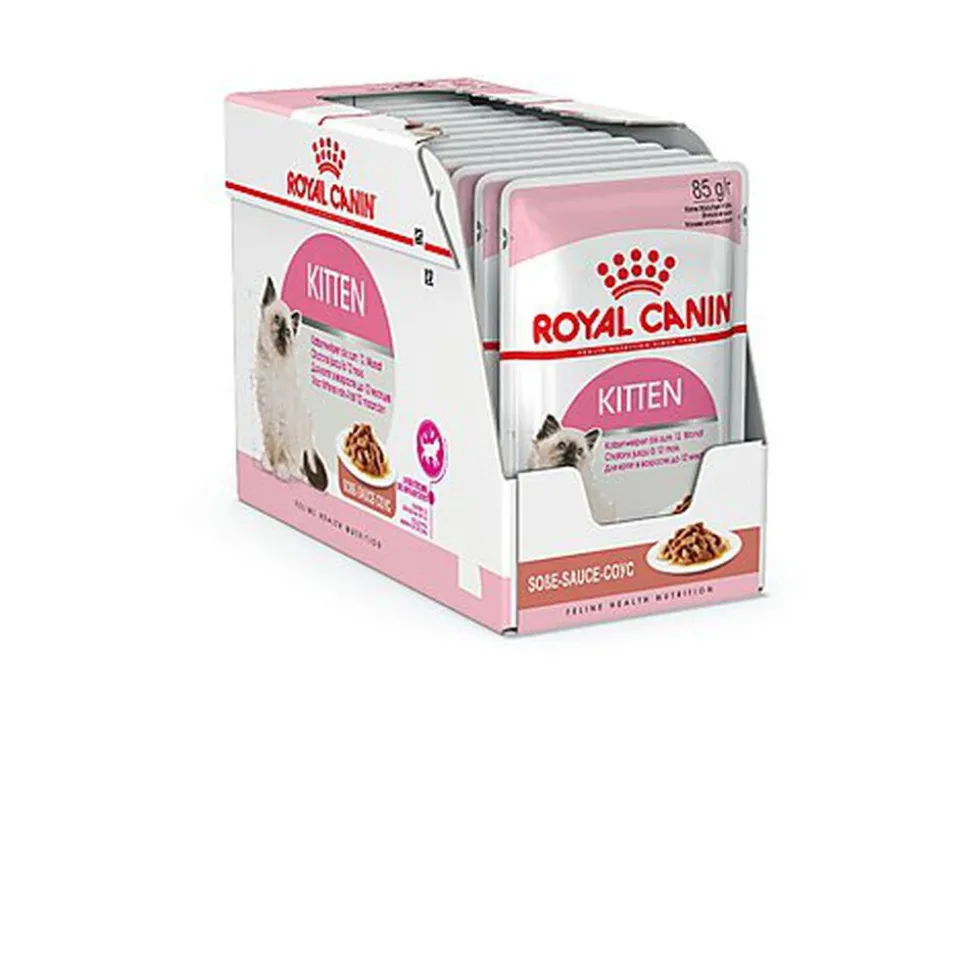 Royal Canin - Sachets Kitten Instinctive en Sauce pour Chat - 12x85g